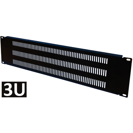 ELECTRIDUCT 19" Universal Blank Rack Mount Panels - Electriduct QWM-ED-WM-VENT-3U